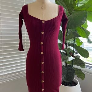 RedWine Women Dress 🌸